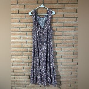 Old Navy Floral Maxi Dress - Black and Pink